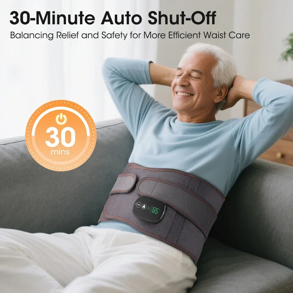 Hailicare Heating Waist Massager Belt | 5000mAh Red Light