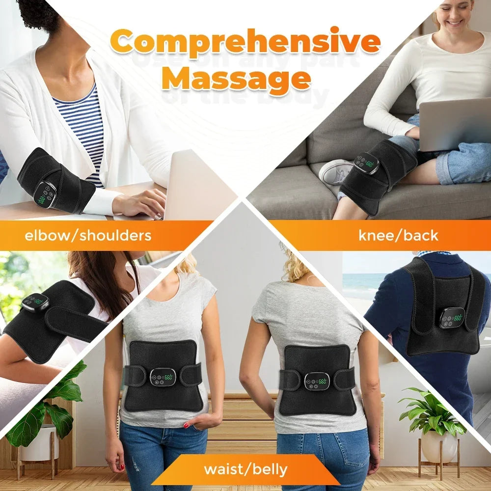 Hailicare Cordless Infrared Waist Massager – Vibration & Heat Belt