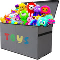 Extra Large Collapsible Kids Storage Chest with Lid, 31.7 Gal Toy Box Organizer Bins for Boys Girls Bedroom Nursery Living Room